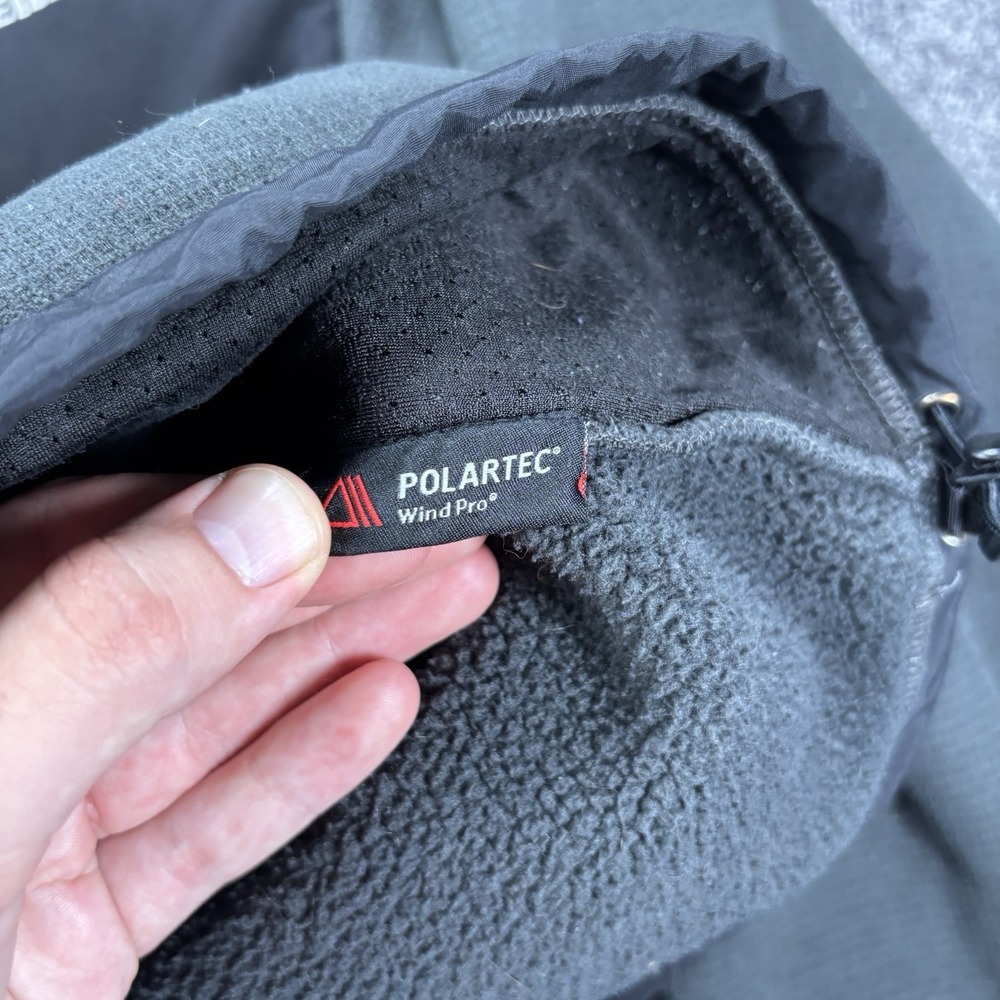 The North Face Denali Jacket Mens Medium Black Polartec Wind Pro Fleece Full Zip - Picture 10 of 12